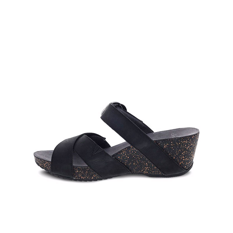 dansko black milled nubuck